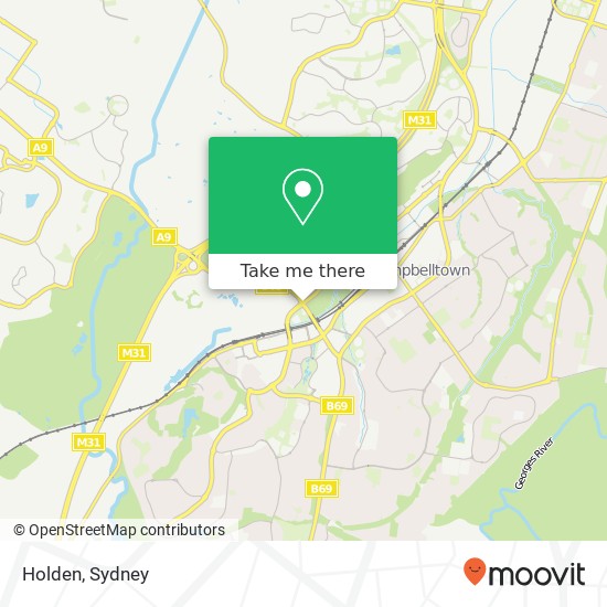 Mapa Holden