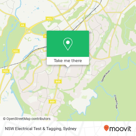 NSW Electrical Test & Tagging map