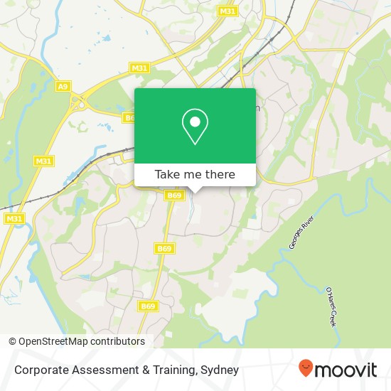 Corporate Assessment & Training map