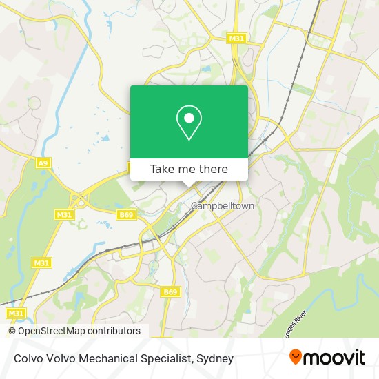 Colvo Volvo Mechanical Specialist map