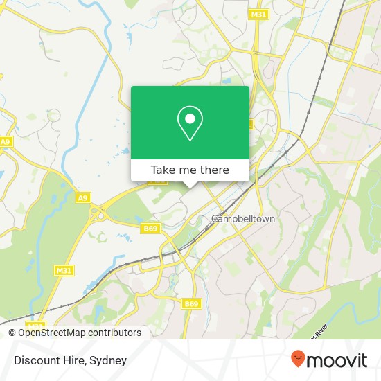 Discount Hire map