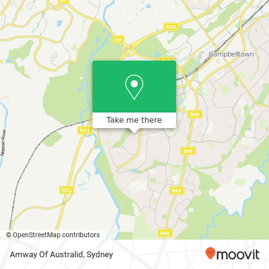 Amway Of Australid map