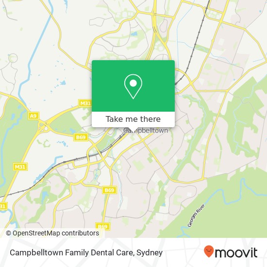 Campbelltown Family Dental Care map