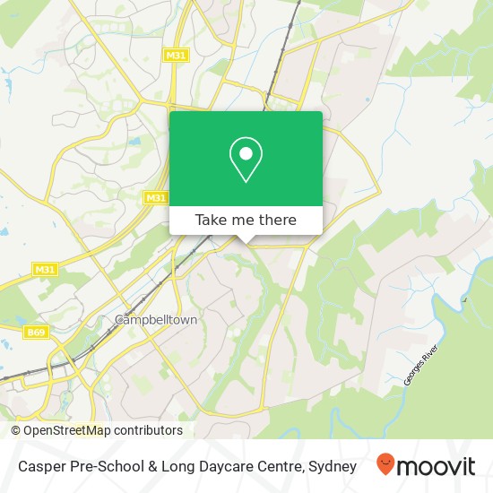 Mapa Casper Pre-School & Long Daycare Centre
