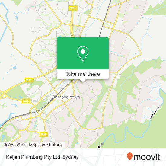 Keljen Plumbing Pty Ltd map