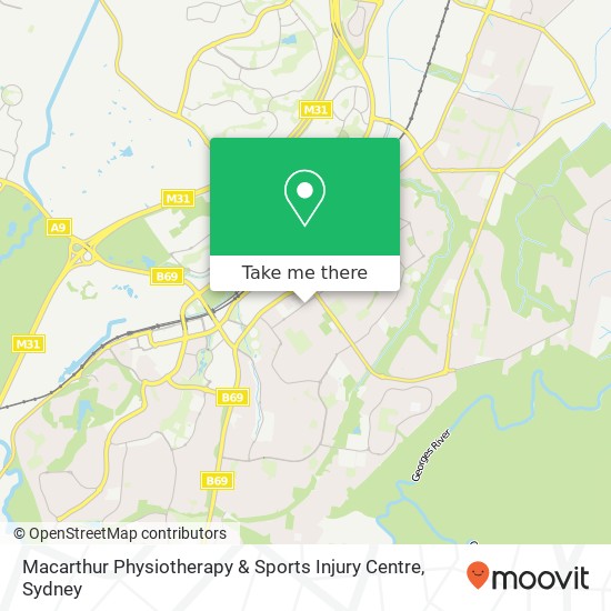 Macarthur Physiotherapy & Sports Injury Centre map