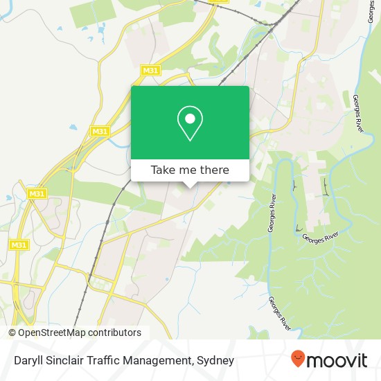 Mapa Daryll Sinclair Traffic Management
