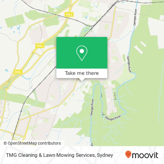 Mapa TMG Cleaning & Lawn Mowing Services