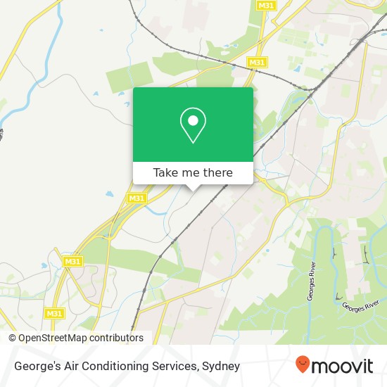 George's Air Conditioning Services map