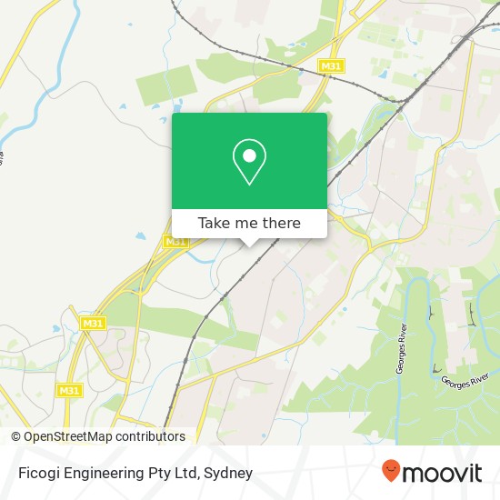 Mapa Ficogi Engineering Pty Ltd