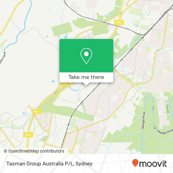 Tasman Group Australia P/L map