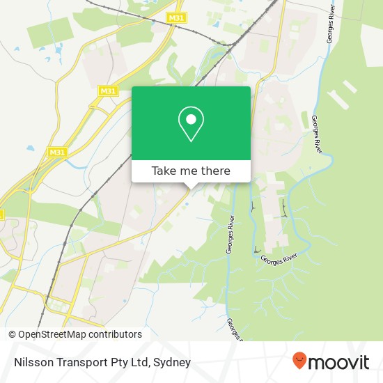 Mapa Nilsson Transport Pty Ltd