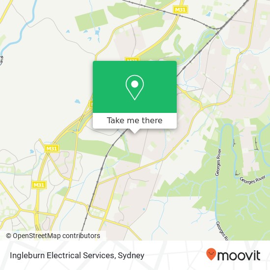 Ingleburn Electrical Services map