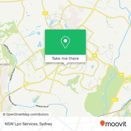 Mapa NSW Lpo Services