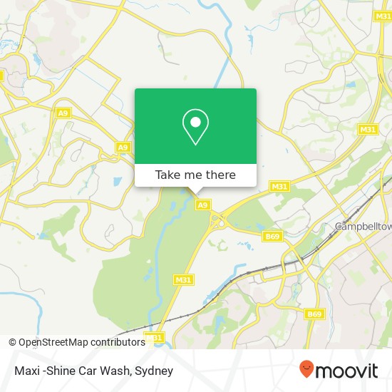 Maxi -Shine Car Wash map