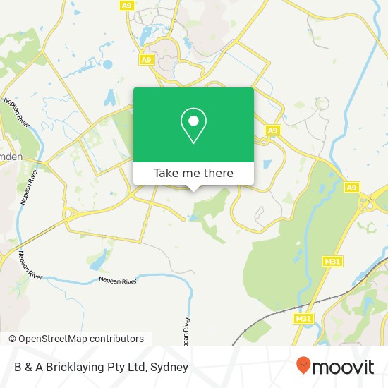 B & A Bricklaying Pty Ltd map