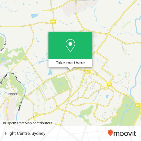 Mapa Flight Centre