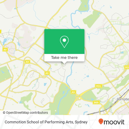 Commotion School of Performing Arts map