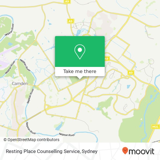 Mapa Resting Place Counselling Service