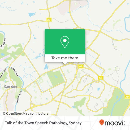 Mapa Talk of the Town Speech Pathology
