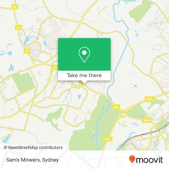 Sam's Mowers map