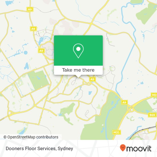 Dooners Floor Services map