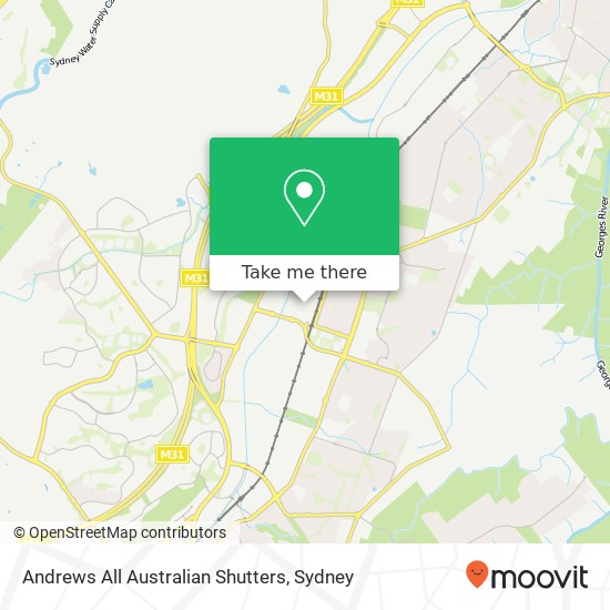 Andrews All Australian Shutters map