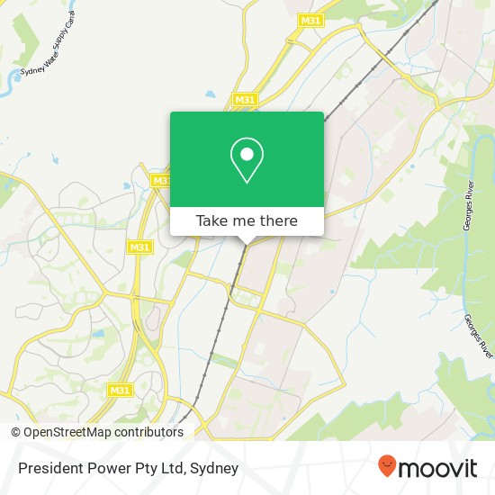 President Power Pty Ltd map