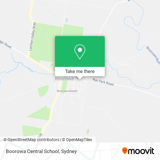 Boorowa Central School map