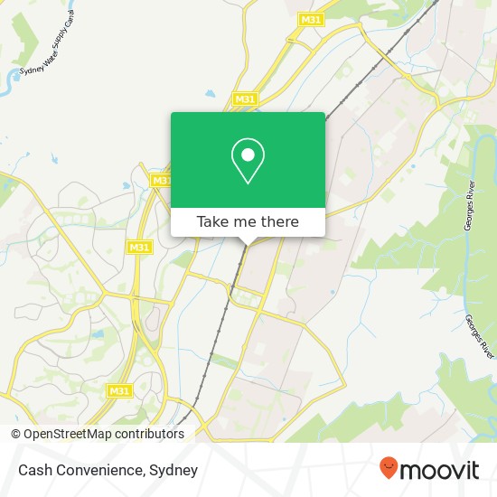 Cash Convenience map