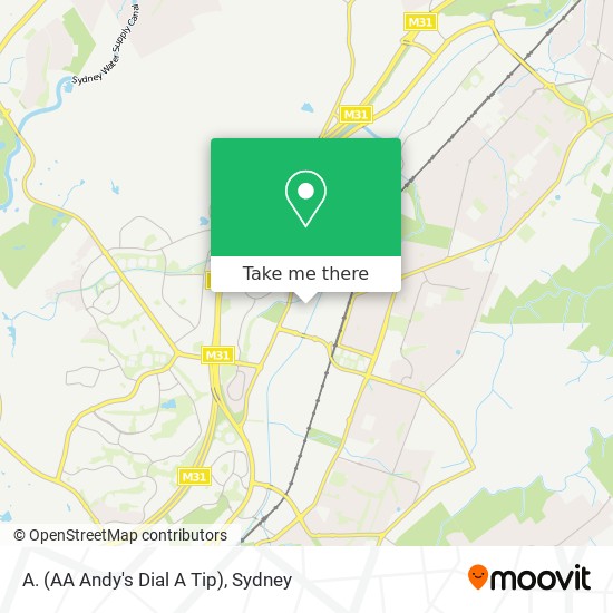 Mapa A. (AA Andy's Dial A Tip)