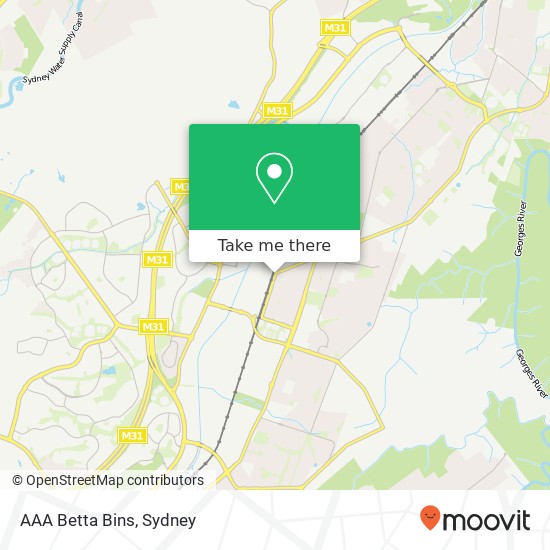 AAA Betta Bins map