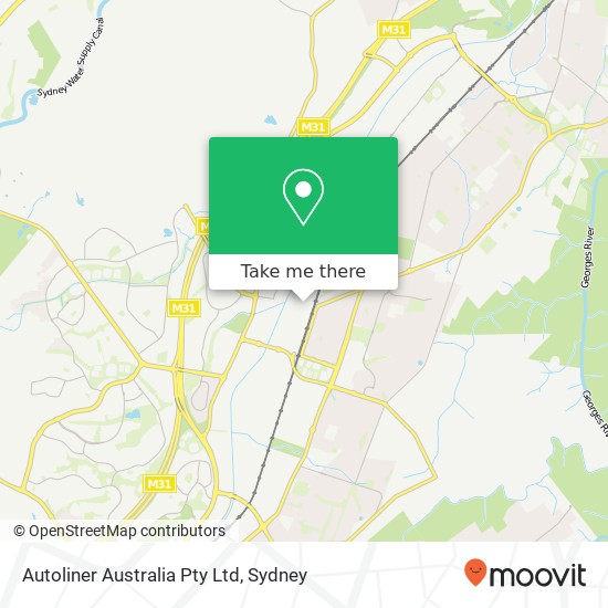 Mapa Autoliner Australia Pty Ltd