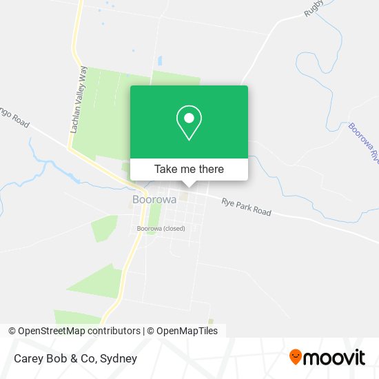Carey Bob & Co map