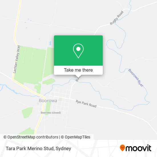 Tara Park Merino Stud map