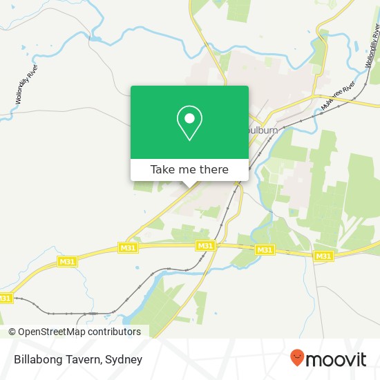 Billabong Tavern map