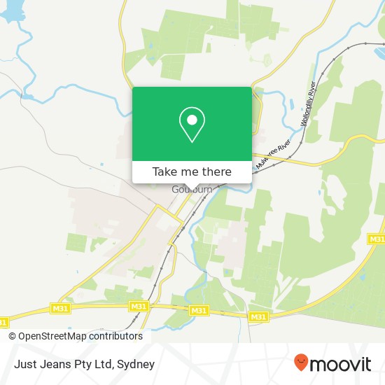 Just Jeans Pty Ltd map