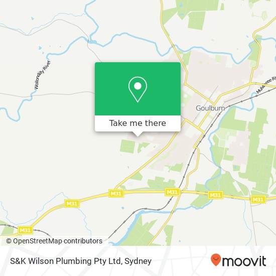 Mapa S&K Wilson Plumbing Pty Ltd