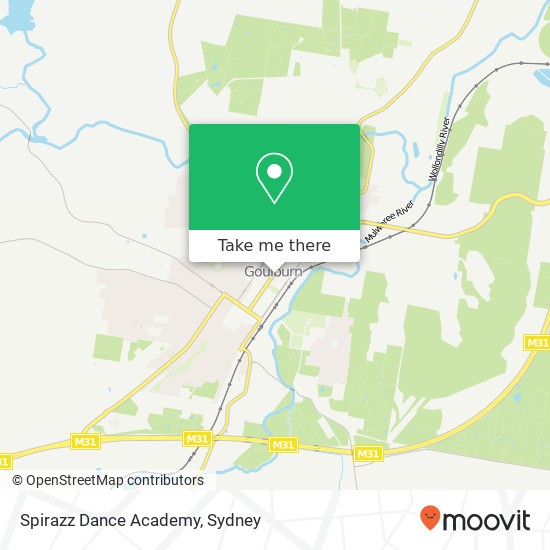 Spirazz Dance Academy map