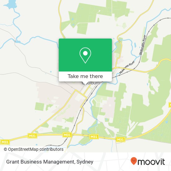 Grant Business Management map