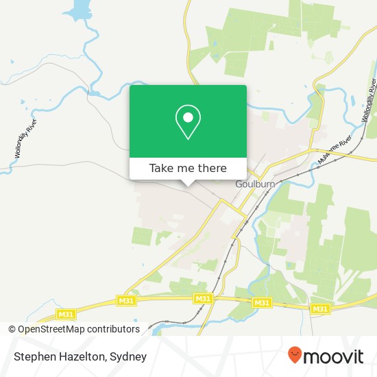 Mapa Stephen Hazelton