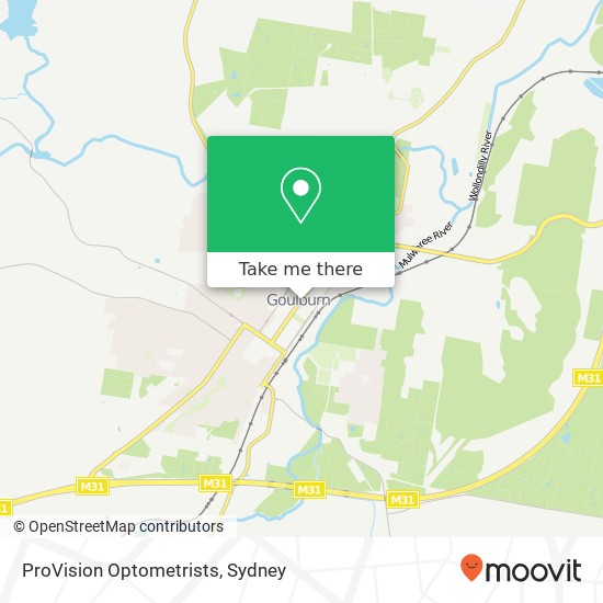 ProVision Optometrists map