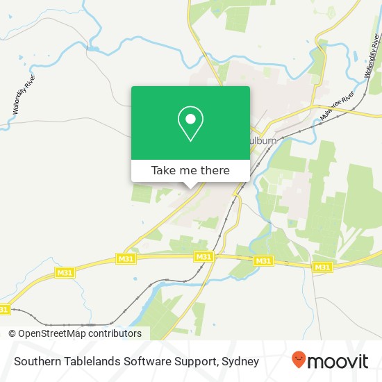 Southern Tablelands Software Support map