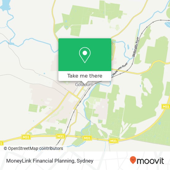 MoneyLink Financial Planning map