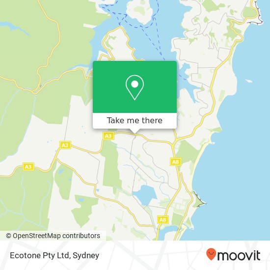 Ecotone Pty Ltd map