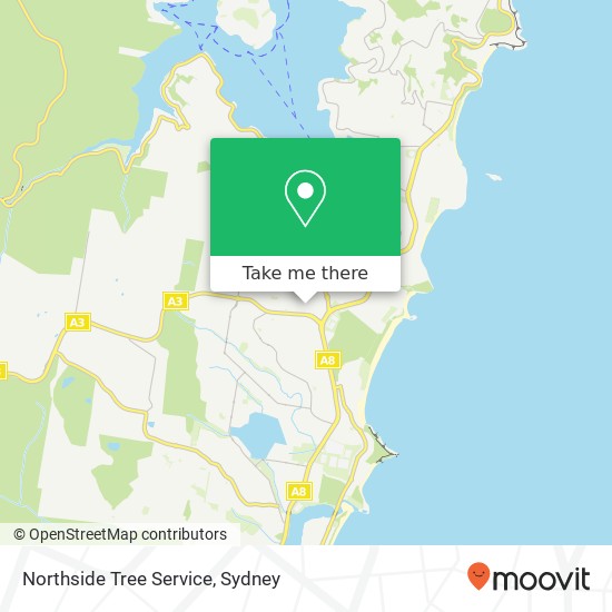 Mapa Northside Tree Service