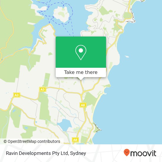 Ravin Developments Pty Ltd map