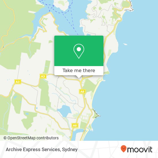 Archive Express Services map