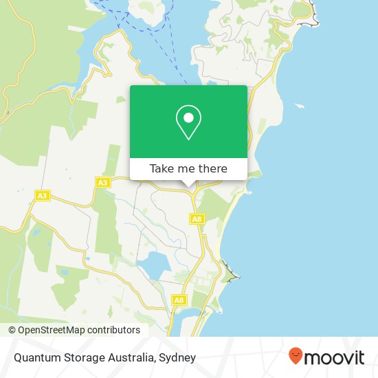 Quantum Storage Australia map