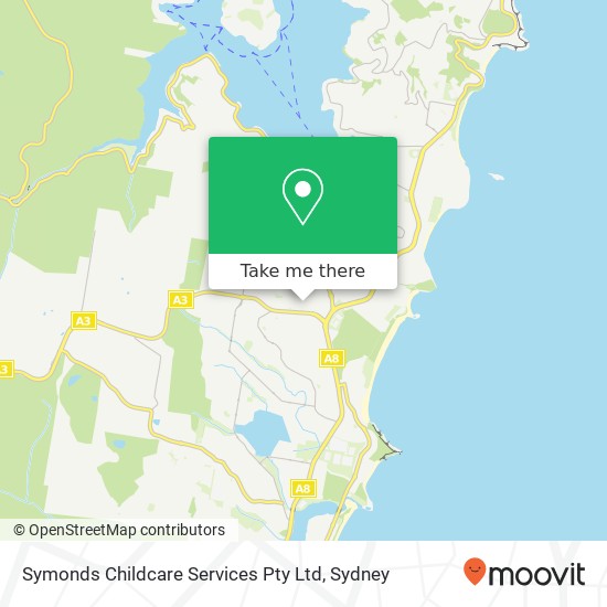 Mapa Symonds Childcare Services Pty Ltd